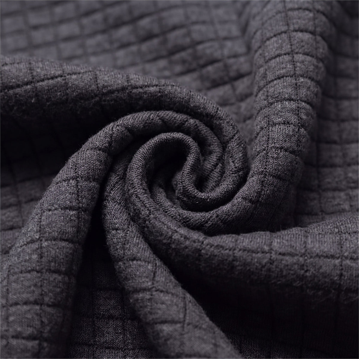 Arthur - Men's Basketweave Knit Hooded Sweater with Ribbed Cuffs - Hoodies - Black - Sarvento