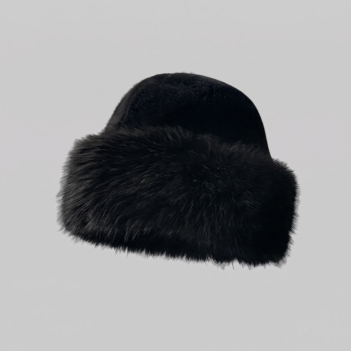 Isabelle - Women's Faux Fur Trapper Hat with Ear Flaps for Winter - Hats - Black - Sarvento
