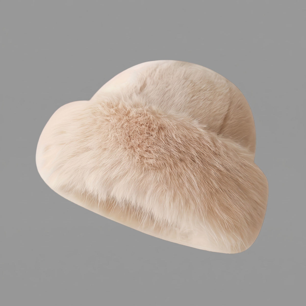 Isabelle - Women's Faux Fur Trapper Hat with Ear Flaps for Winter - Hats - Beige - Sarvento