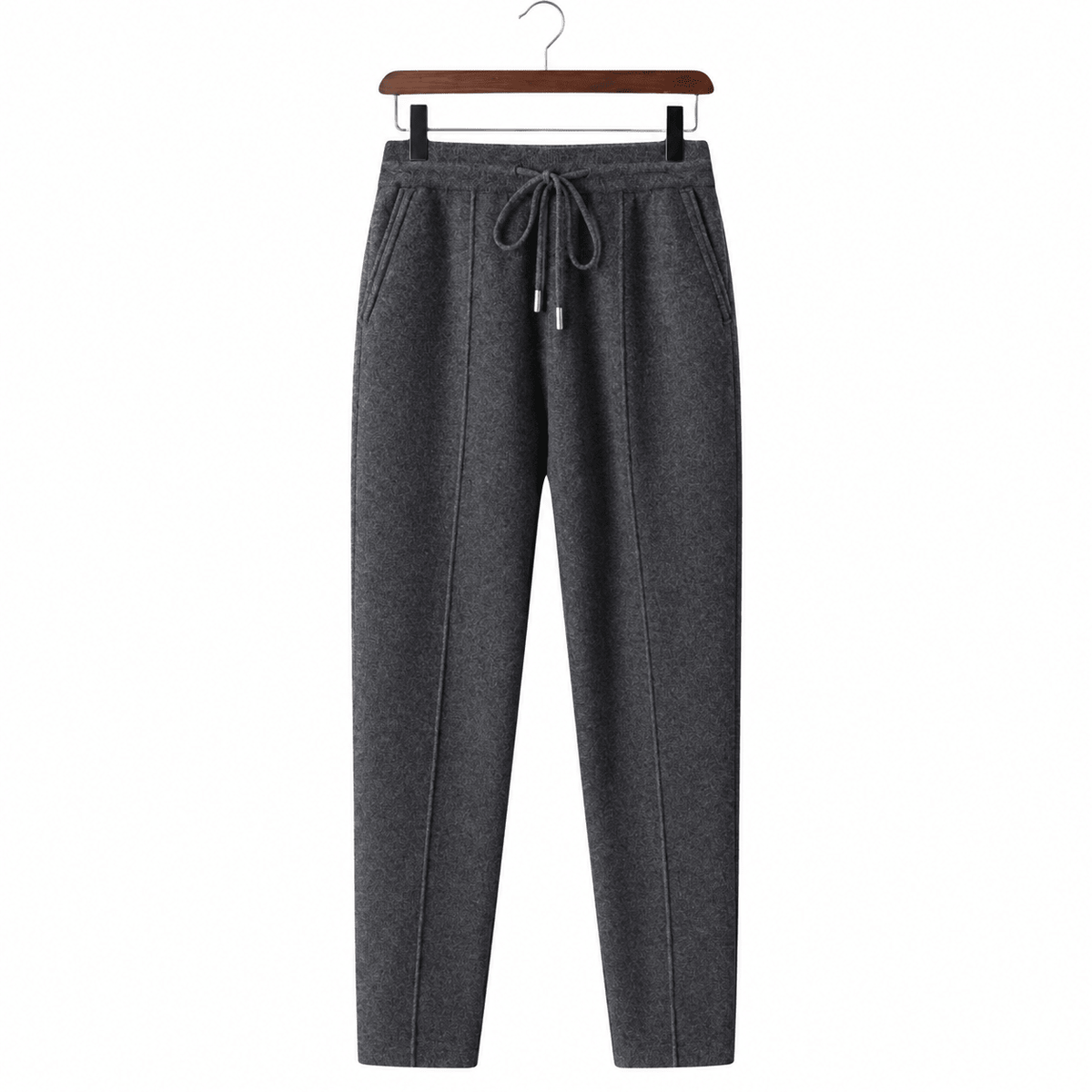 James - Men's Drawstring Jogger Sweatpants with Tapered Ankle Cuffs - Joggers - Dark Gray - Sarvento