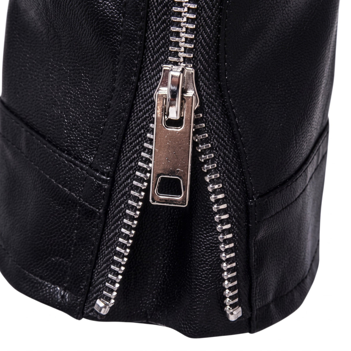 Marcus – Men’s Belted Asymmetric Notch Lapel Zip Biker Jacket - Motorycle Outwear - Black - Sarvento