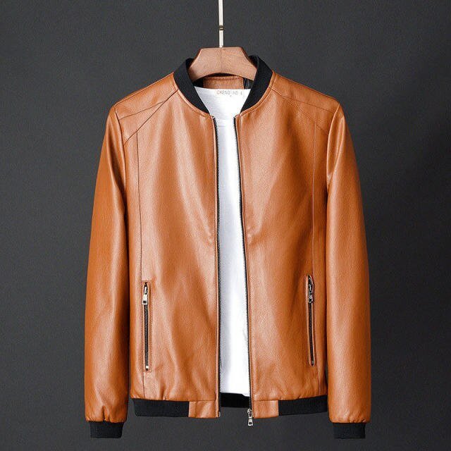 Oliver – Men’s Bomber Collar Baseball Jacket Multi-Zip Pockets - Bomber Jackets - Khaki - Sarvento