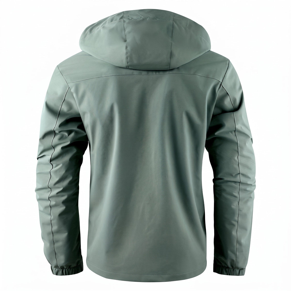 Oliver - Men's Hooded Multi-Pocket Jacket with Zip Closure - Coats & Jackets - Light Green - Parker&Brooks