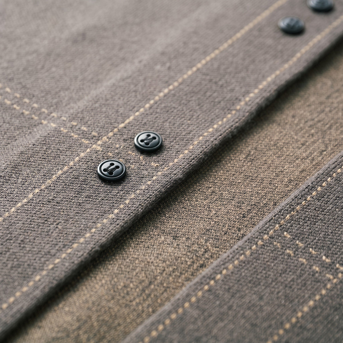 Oliver - Men's Lightweight Open Front Contrast Stitch Knitted Cardigan - Cardigans - Gray - Sarvento