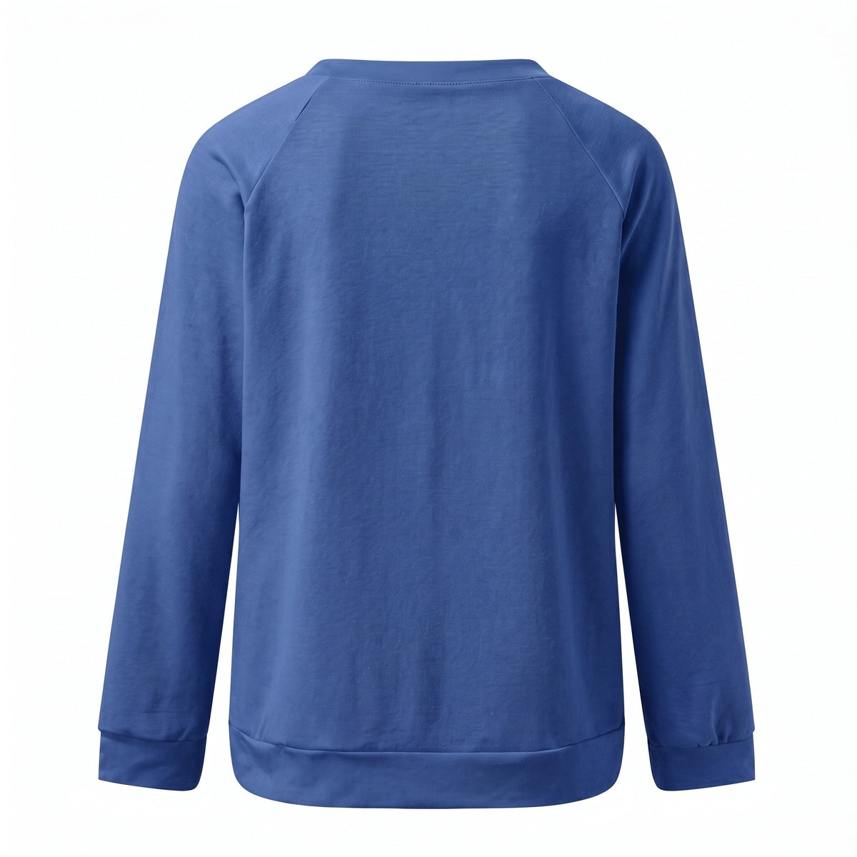 Yarely - Women's Dandelion Print Crew Neck Sweatshirt - Sweatshirts - Blue - Parker&Brooks