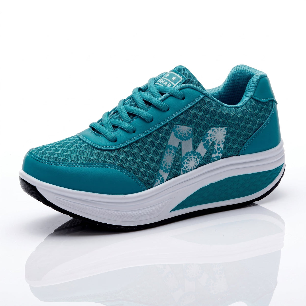 Alice - Women's Orthopedic Slip-On Sneakers with Platform Sole - Sneakers - Blue - Parker&Brooks