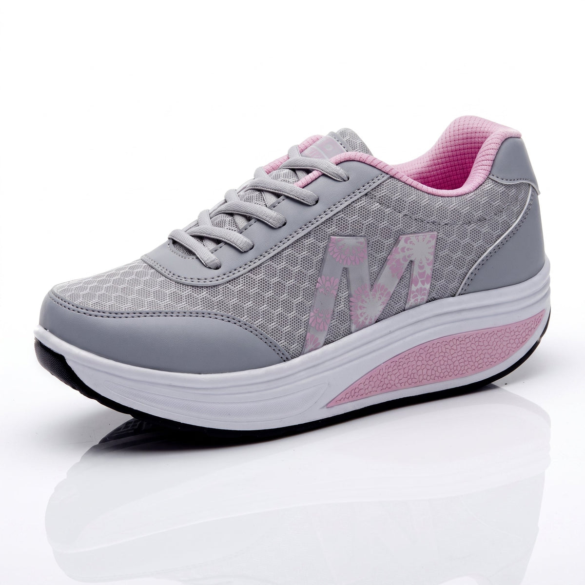 Alice - Women's Orthopedic Slip-On Sneakers with Platform Sole - Sneakers - Gray - Parker&Brooks