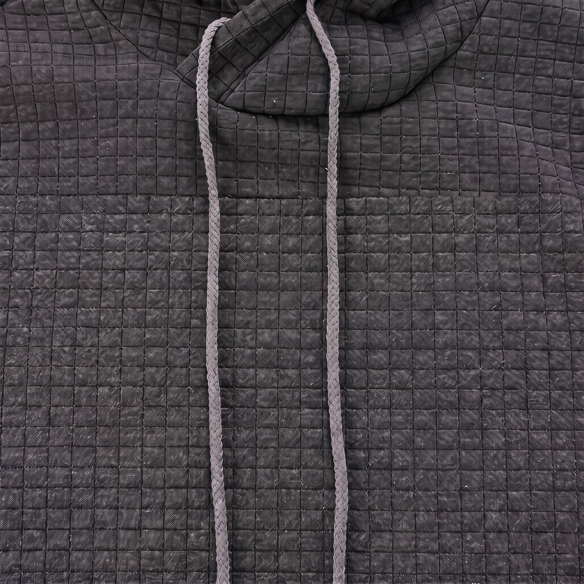 Arthur - Men's Basketweave Knit Hooded Sweater with Ribbed Cuffs - Hoodies - Black - Sarvento