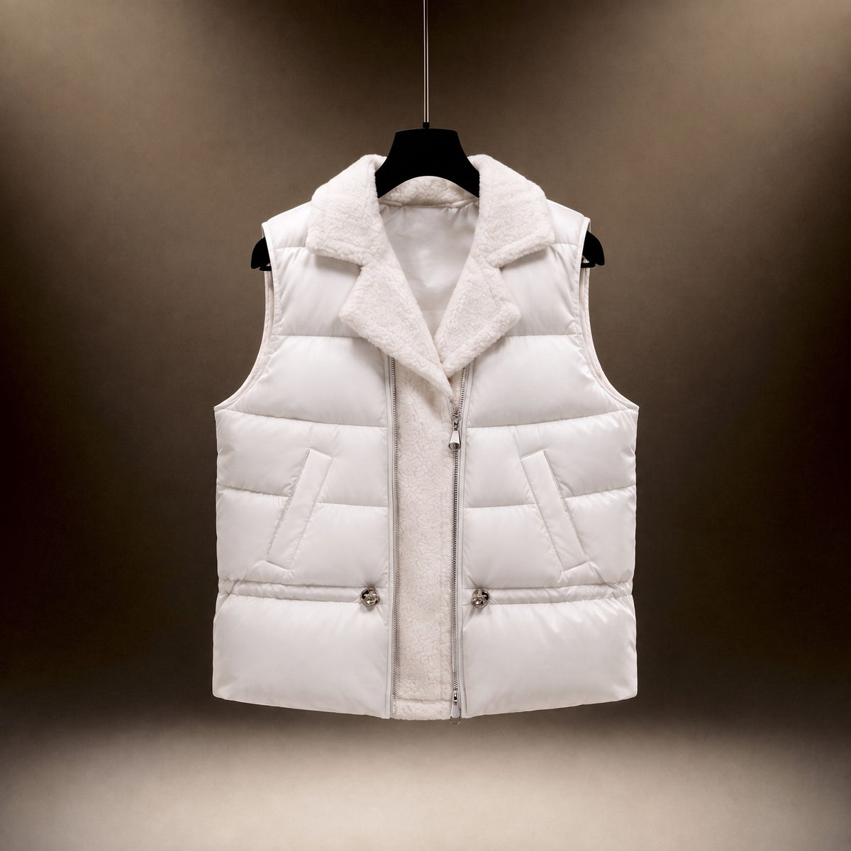 Charlotte - Women's Three-Piece Winter Co-ord Set - Outfit Sets - White - Parker&Brooks