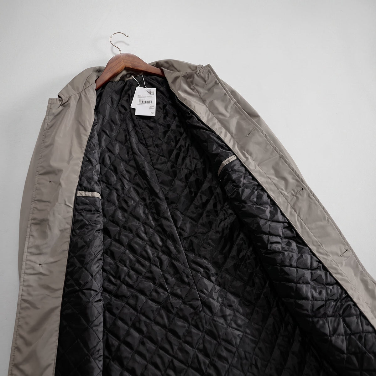 James - Men's Transitional Single-Breasted Mac Jacket - Coats & Jackets - Beige - Parker&Brooks