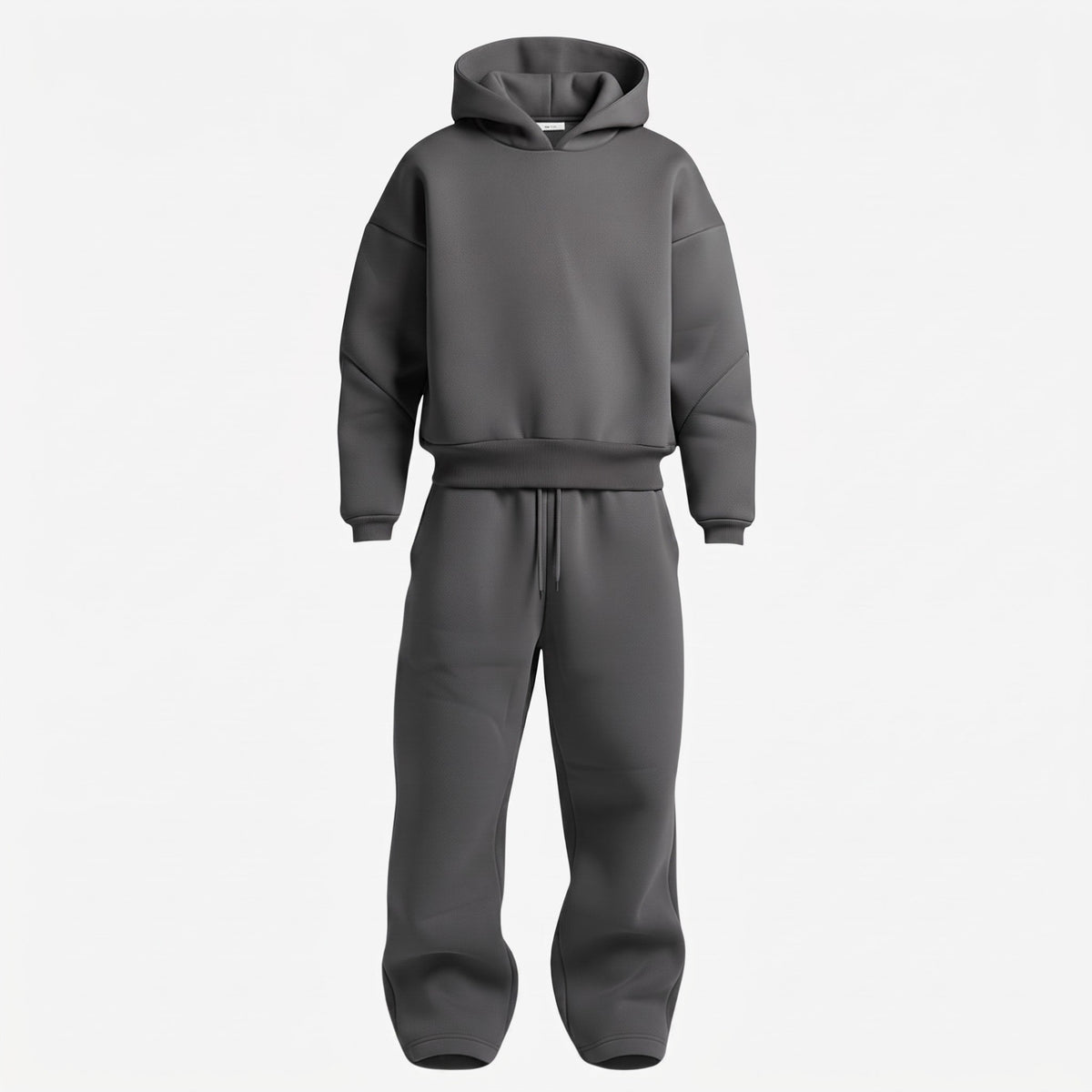 Marcus - Men's Oversized Hooded Tracksuit Co-ord Set - Outfit Sets - Dark Gray - Parker&Brooks