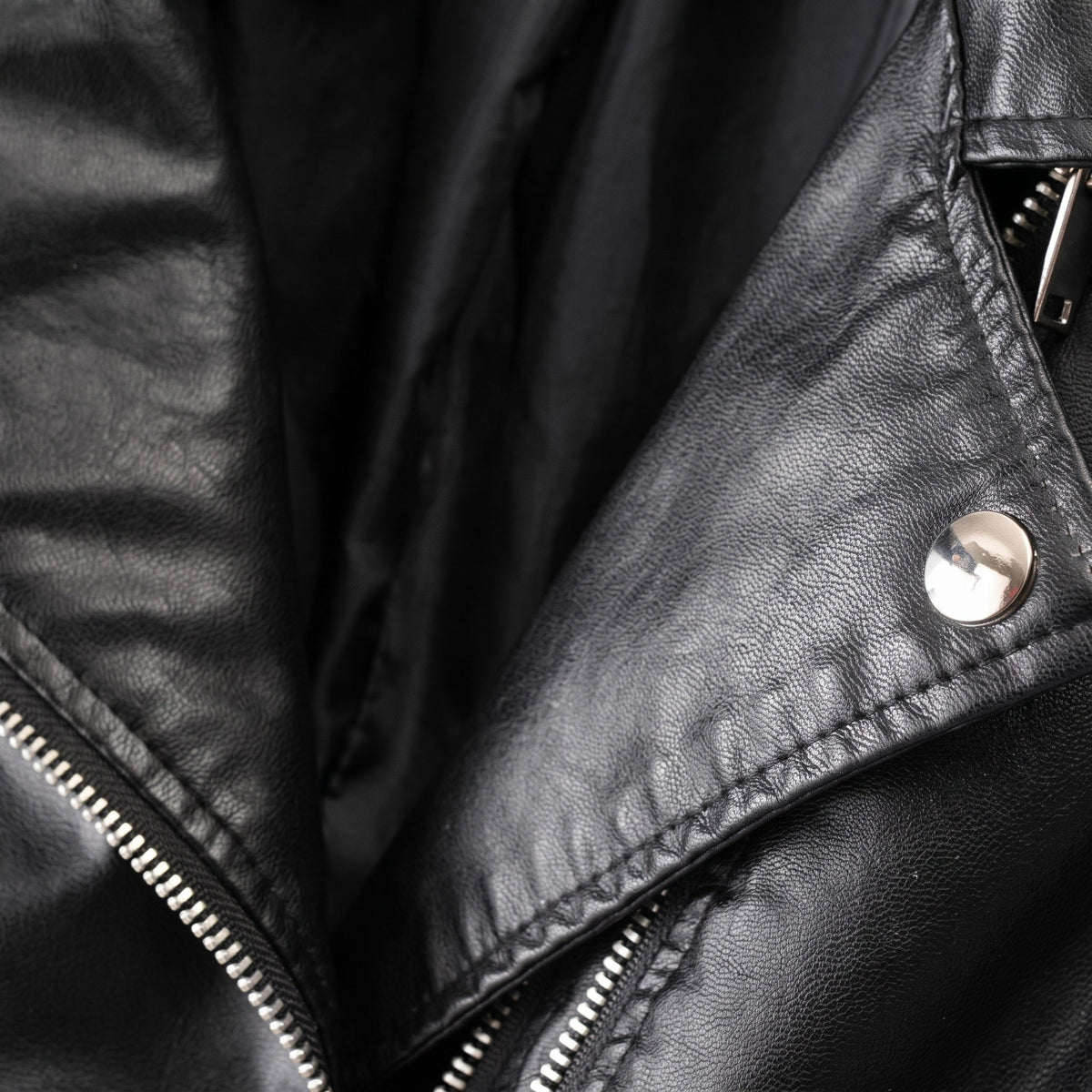Sophie - Women's Biker Jacket with Quilted Shoulder Detail - Motorcycle Outerwear - Black - Parker&Brooks