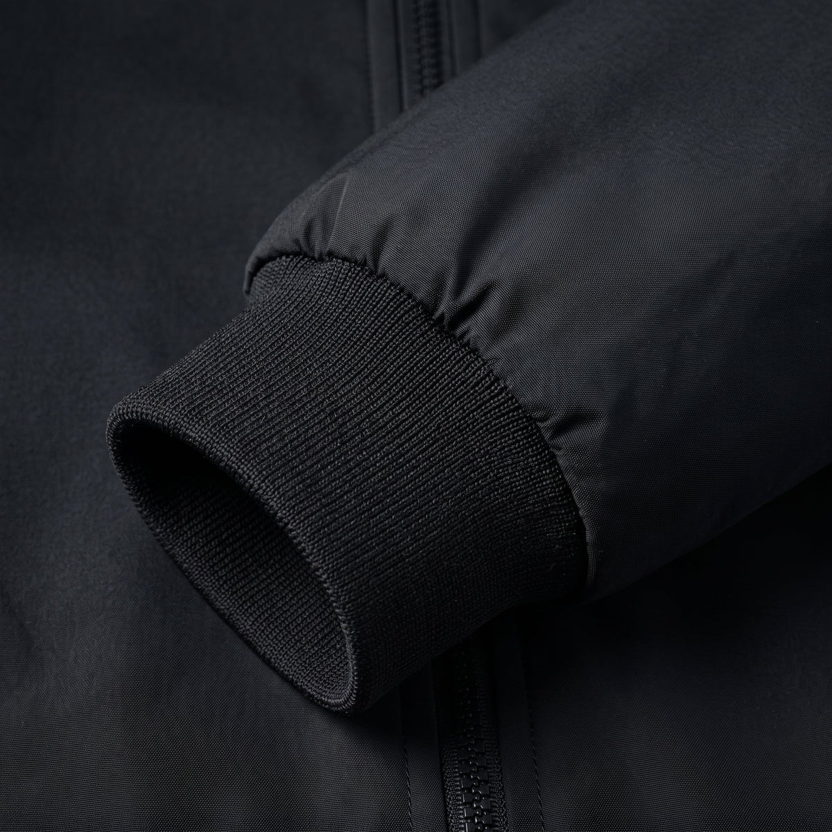 Tom - Men's Water-Resistant Quilted Jacket with Stand Collar - Sport Jackets - Gray - Parker&Brooks